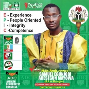 APC And PDP Leaders In Ondo State Tip Honorable Egunjobi Samuel Adesegun  ( One of the Honorable Members of EcoShuMi ) To Win Owo Constituency I EcoShuMi Support Prince Samuel to win  elections